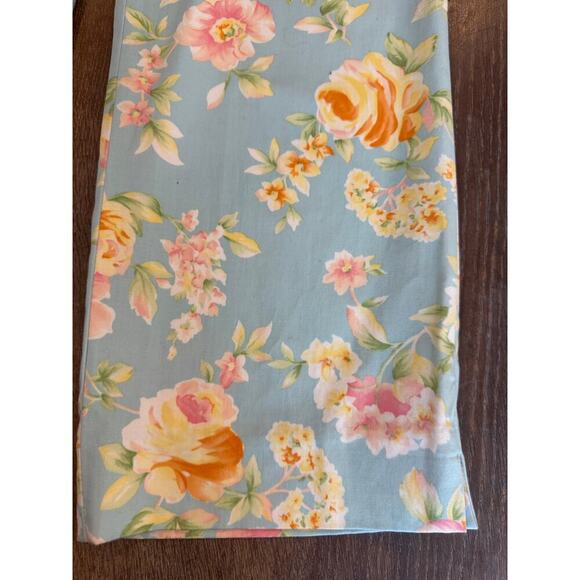 JONES NEW YORK Signature Blue Floral Cropped Pants Women's size 6 Coquette - Picture 5 of 8